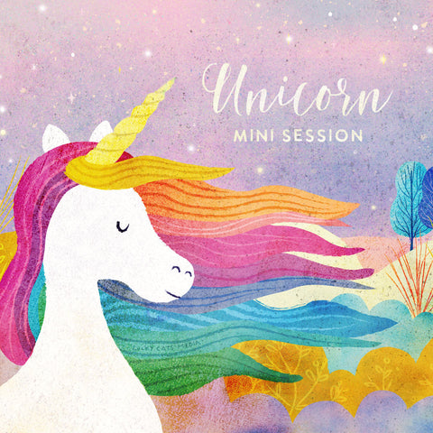 march | unicorn mini session | 3 weeks